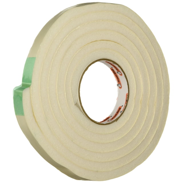 Cinta de espuma Frost King R734WH de goma esponjosa de 11 mm, color blanco