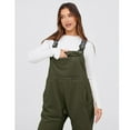 thumbnail image 3 of Lentta Womens Warm Winter Fleece Overalls Casual Loose Sherpa Jumpsuits Fuzzy Ski Pants with Pocket, 3 of 6
