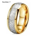 thumbnail image 4 of Guardurnaity Anillo de suministro de acero inoxidable, joyería de piedra para hombre, accesorio de adorno para fiesta de boda, coleccionables, regalo de Ropa, zapatos y accesorios Miscelánea Oro 7 # Guardurnaity AP015022-10, 4 of 6