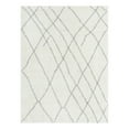thumbnail image 3 of Unique Loom Soft Touch Shag Collection Area Rug - Dora (7' 10" x 11' Rectangle Ivory/Gray), 3 of 7