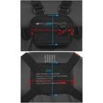 thumbnail image 2 of Bolsos de hombro tácticos para hombre y mujer, bolso de pecho rígido, estilo hip hop, bolsos deportivos, riñonera con bolsillo en el pecho., 2 of 5