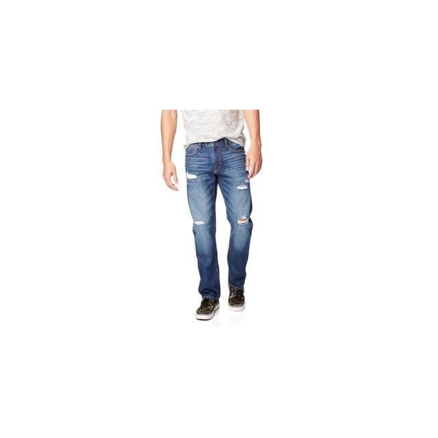 Aeropostale Essex Straight Leg Jeans para Hombre, Azul, 29W x 30L Aeropostale Pierna recta