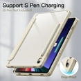 thumbnail image 4 of JETech Case for Samsung Galaxy Tab S9 11-Inch with S Pen Holder, Clear Transparent PC Back, Shockproof Tri-Fold Stand Tablet Cover, Auto Wake/Sleep (Beige), 4 of 6