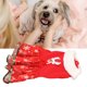 thumbnail image 3 of Lindo Traje De Cachorro De Cuadros Rojos De Hombre De Jengibre, Vestido Transpirable Y Cálido Para Perros Pequeños Y Medianos, 3 of 8