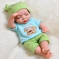 thumbnail image 3 of Vêtements de Poupée Bébé Faits à la Main Costumes Pyjamas pour Poupées Bébé de 30 cm /11,8 Pieds' Vêtements Style6, 3 of 8