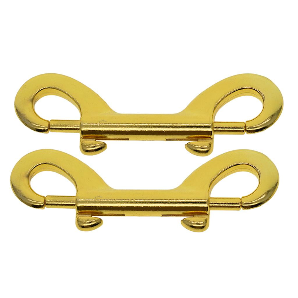 Double Ended Snap Hooks, Alloy Double End Heavy Duty Snaps, 3 2Pieces