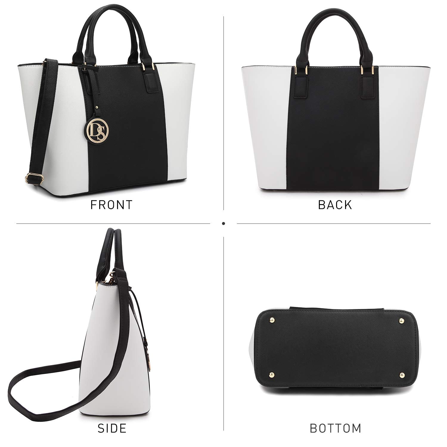 Dasein Women's Handbags Purses Large Tote Shoulder Bag top Handle Satchel Bag for Work