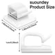 thumbnail image 2 of Organizador de alambre adhesivo Suoundey de Cable Clips, 200 unidades, blanco, 2 of 7