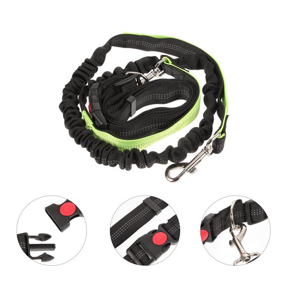 OULII Correa De Cuerda Para Perro Con Cinturón De Cintura Para Caminar Correr Y Hiking