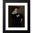 thumbnail image 2 of Nicolaes Eliasz. Pickenoy 11x14 Black Modern Framed Museum Art Print Titled - Portrait of a Gentleman (1636), 2 of 5