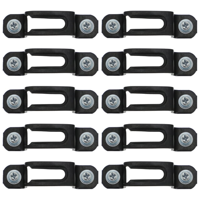 KAKOWELY 50 Sets Invisible Connector Screw Fasteners Two-In-One Hidden Cabinet Connectors,1.57"X0.39"X0.31"