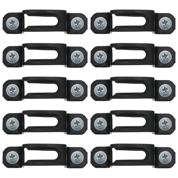 Raindrops 50 Sets U Connector Brackets - Heavy Duty Bar Holder for Cabinets & Wardrobes