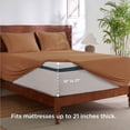 thumbnail image 2 of Juego de sábanas Bedsure GentleSoft Deep Pocket Queen Burnt Orange, 2 of 9