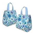 thumbnail image 2 of Pioneer Flower Floral Print Pattern Insulated Lunch Bag for Women & Adults,Large Portable Soft Cooler Lunch Bag,Thermal Food Storage Tote with Pearl Cotton,8.66L,8.75x5.75x9.5 Inch, 2 of 6