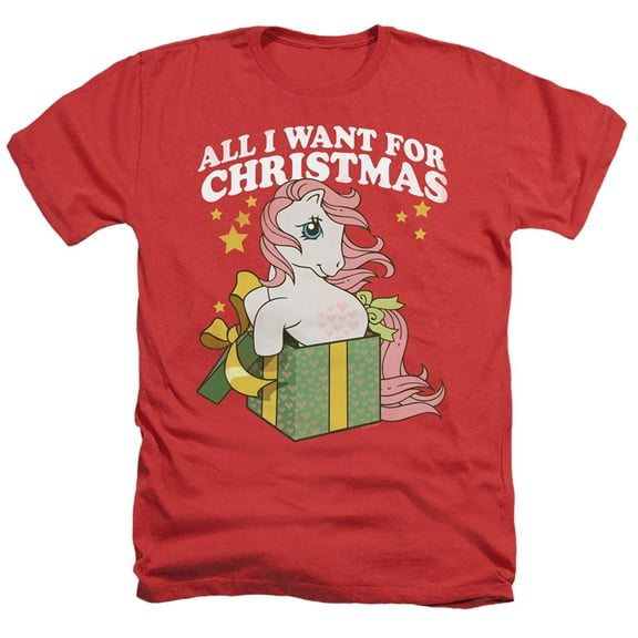 My Little Pony Retro - All I Want - Heather Short Sleeve Shirt - Large