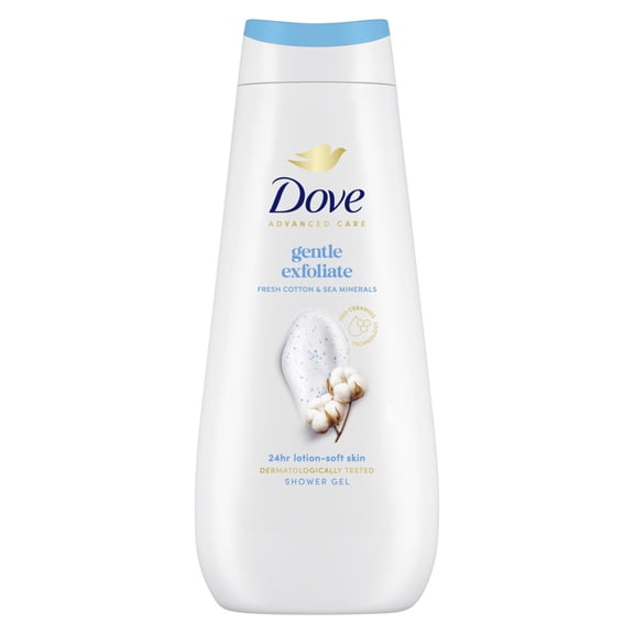Jabón líquido corporal Dove gentle scrub 400ml