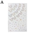 thumbnail image 2 of Multi-Purpose Self-Adhesive Butterfly Face Stickers For Makeup Nail Art And DIY Crafts, 2 of 7