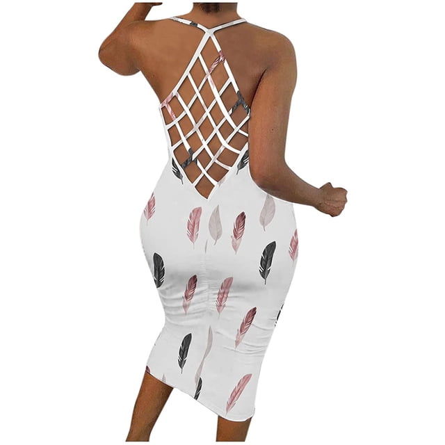 Birdeem Robe Mode Femme Imprimé Col Rond Ajouré Robe Longue Aguichant