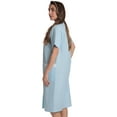 thumbnail image 2 of Dreamcrest Short Sleeve Button Front Duster 8518-COR-L (Royal, Medium), 2 of 3