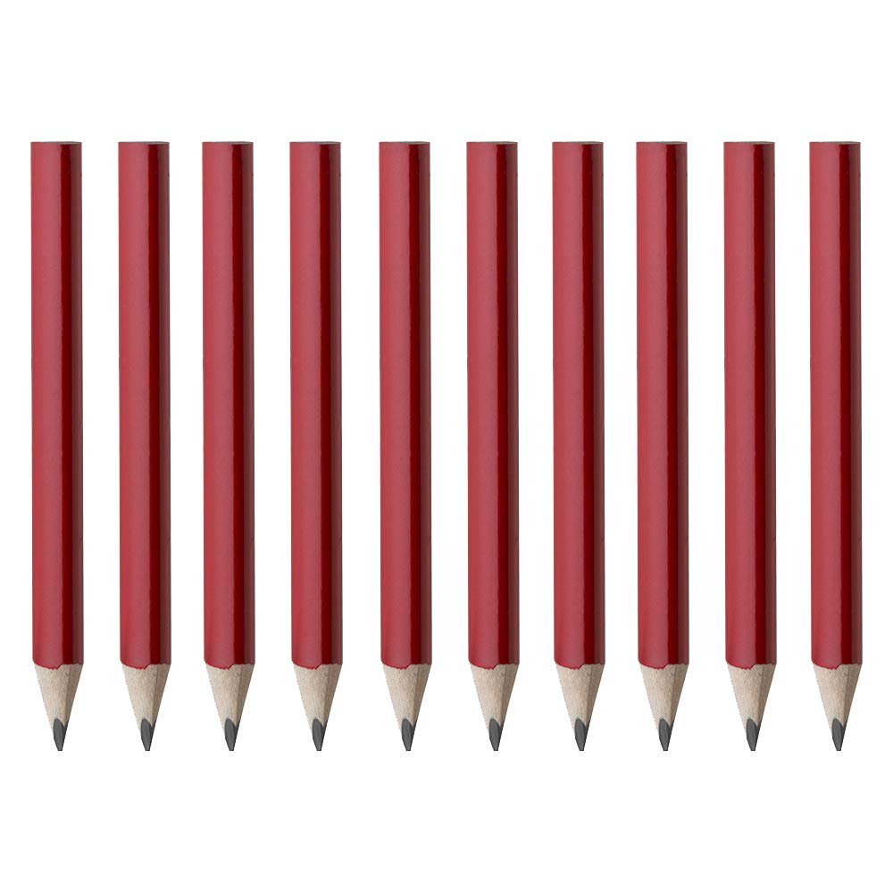 250 Pack Golf Pencils Mini Triangle 3" Golf Pencils Rounded