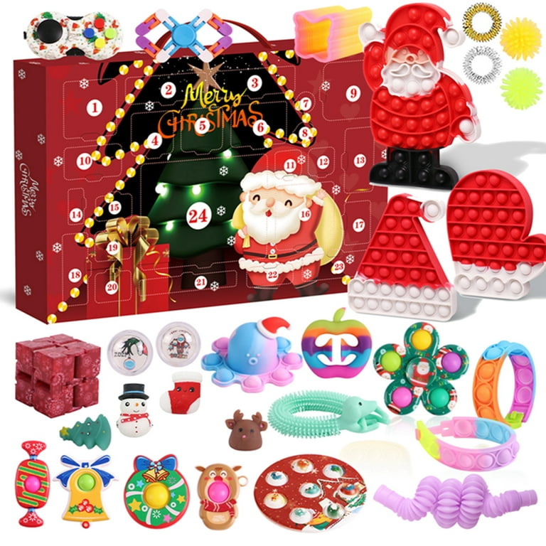 Miraculous Ladybug Advent Kwami Calendar with Miniature Flocked Kwamis and  Seasonal Charms, for Christmas with Hooks and Ribbons, Wyncor 