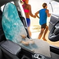 thumbnail image 4 of Binienty Beach Shells Starfish Towel Seat Covers For Cars For Post Workout Gym Swimming Anti-Slip Waterproof Sweat Towel for Sedan Truck Cars, 4 of 8