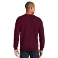 thumbnail image 3 of Gildan Heavy Blend Men's Fleece Crewneck Sweatshirt, Classic Fit, Warm Soft Pullover, Maroon, XL, 3 of 5