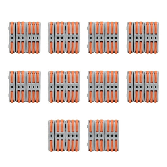 Conector de cable, 30 piezas, bloque de terminal rápido, conector de cable rápido, terminal divisor de cable, grado profesional