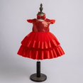 thumbnail image 2 of Vestido Vestido Infantil Vestido Princesa Vestido Niña Malla Abullonada Ropa Infantil Disfraces Vestido Infantil Verano, 2 of 5