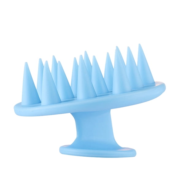 Tmvgtek Cabezal De Cepillo De Silicona Para Ducha, Cepillo De Masaje Para El Cuero Cabelludo (Azul Oscuro) Tmvgtek Oficina Multiescena Multifunción