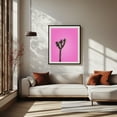 thumbnail image 3 of Joshua Tree with Pink Sky - Joshua Tree California Photography Black Framed Wall Art Print 30 x 40 inches, 3 of 4