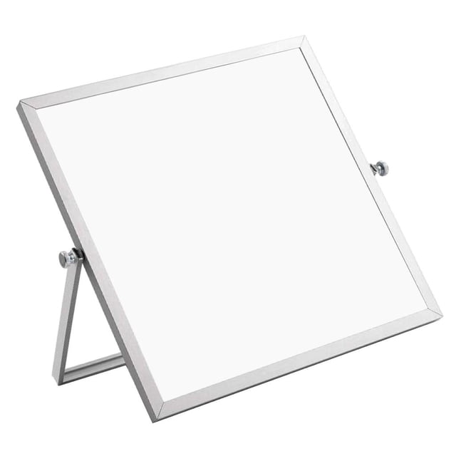 Tablero De Borrado Tablero De Escritura De Escritorio Portátil Aleación De Aluminio Lista De Tareas Rotativas De 360 gra Yotijar Pizarra blanca de borrado en seco de mano