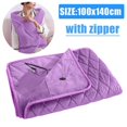 thumbnail image 5 of Couverture Alimentée par Power Bank Chauffe-Lit d'Hiver Usb Couvertures Chauffantes Corps Chauffe-Lit Machine Violette-A, 5 of 5