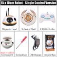 thumbnail image 1 of RC Robot 2.4G Radio Remote Control With Sound Watch Gesture Induction Sensor Intelligent Robot Car Model Kid Electronic Toy Gift, 1 of 6