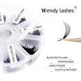 thumbnail image 4 of Extensiones de pestañas con volumen prefabricadas WENDY LASHES, 500 unidades, 16 D, 0,07 mm, 4 of 5
