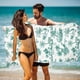 thumbnail image 1 of Fiudx Ofertas del día Toalla de playa de fibra fina, toalla de baño ligera, manta de playa de arena, toalla multifuncional para piscina de viaje de 28 x 60 pulgadas, 1 of 7