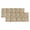 Brown, variant on Retro Desert Camel Valances for Windows, Tropical Animal Aloe Vera Leaves Dark Green Light Filtering Kitchen Curtains, Rod Pocket Window Valance Curtains for Living Room, 42" Wx12" L, 2 Panels