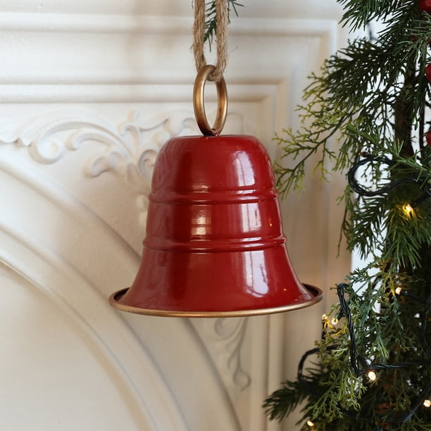 Christmas Bells Decorations Iron Atmospheres Ornaments To Decorate The Christmas Tree Creatives Pendants