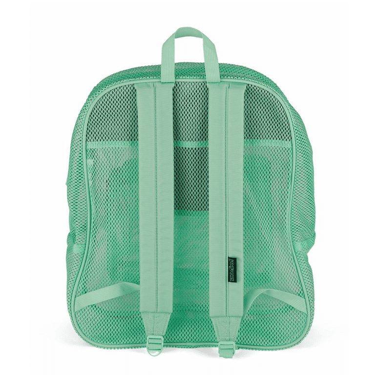 JanSport Backpack Green Eco Mesh Pack Mint Chip Unisex Back  display picture 3