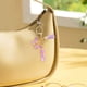 thumbnail image 4 of Carteras para las Mujeres Llavero de la Carta Inicial, Borla de las Señoras, Llavero de Coche Lindo Púrpura, Cartera, Mochila Mochila para las Mujeres, 4 of 4