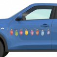 thumbnail image 4 of Car Clings Frid Stickers For Glass Santa Claus Reindeer Xmas R, 4 of 5