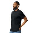 thumbnail image 5 of Gildan Men's Short Sleeve T-Shirt, Crew Ultra Cotton with Single Chest Pocket Black Tee, 6 Pack, S, 5 of 5