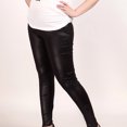 thumbnail image 6 of UDIYO Plus Size Women Stretchy Slim Faux Leather Leggings Skinny Jeggings Tights Pants, 6 of 7