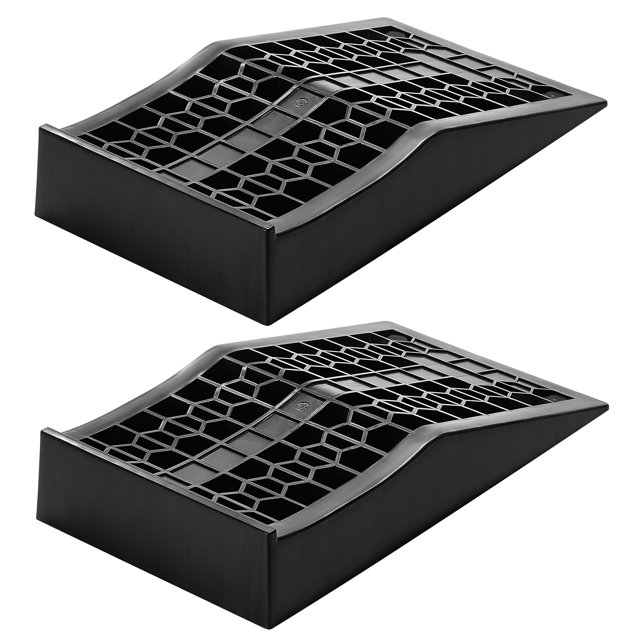 VEVOR Car Ramps, 2 PCS 20000 lbs GVW Capacity, 2.6 in Lift Height, Portable Low Profile Car Service Ramps for Home Garage Maintenance & Oil Changes