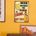 thumbnail image 2 of Carteles de licor de alcohol de arte de pared de placa de metal de pintura de hierro para barra de club de hotel Tmvgtek Para estrenar, 2 of 9