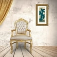 thumbnail image 3 of Alvarez, Cynthia 15x32 Gold Ornate Wood Framed with Double Matting Museum Art Print Titled - Teal and Flare C, 3 of 4