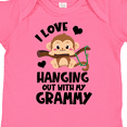 thumbnail image 4 of Inktastic Monkey I Love Hanging out with My Grammy Boys or Girls Baby Bodysuit, 4 of 5