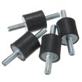 thumbnail image 1 of 4pcs M6 Rubber Mounts Shock Absorber Double Male Bobbin Anti Thread Rubber Anti Vibration Boat Car Bobbin, 1 of 9