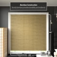 thumbnail image 3 of Red Lantern Burnt Bamboo Cordless Window Shade - Natural 72" W, 3 of 8