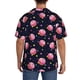 thumbnail image 3 of Balery Cartoon Donut Planets Camisa Casual de Manga Corta con Botones para Hombre, Texturizada, Estilo Cubano, para Playa, Verano-XX-Large, 3 of 5